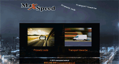 Desktop Screenshot of maxspeed.waw.pl